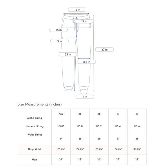 NEW Free People Where The Wind Blows High Rise Black Jogger Womens Size XS - Picture 15 of 16